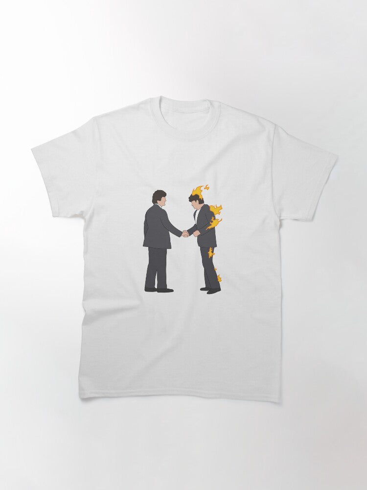 'Wish You Were Here' Minimalist Art Classic T-Shirt Style001