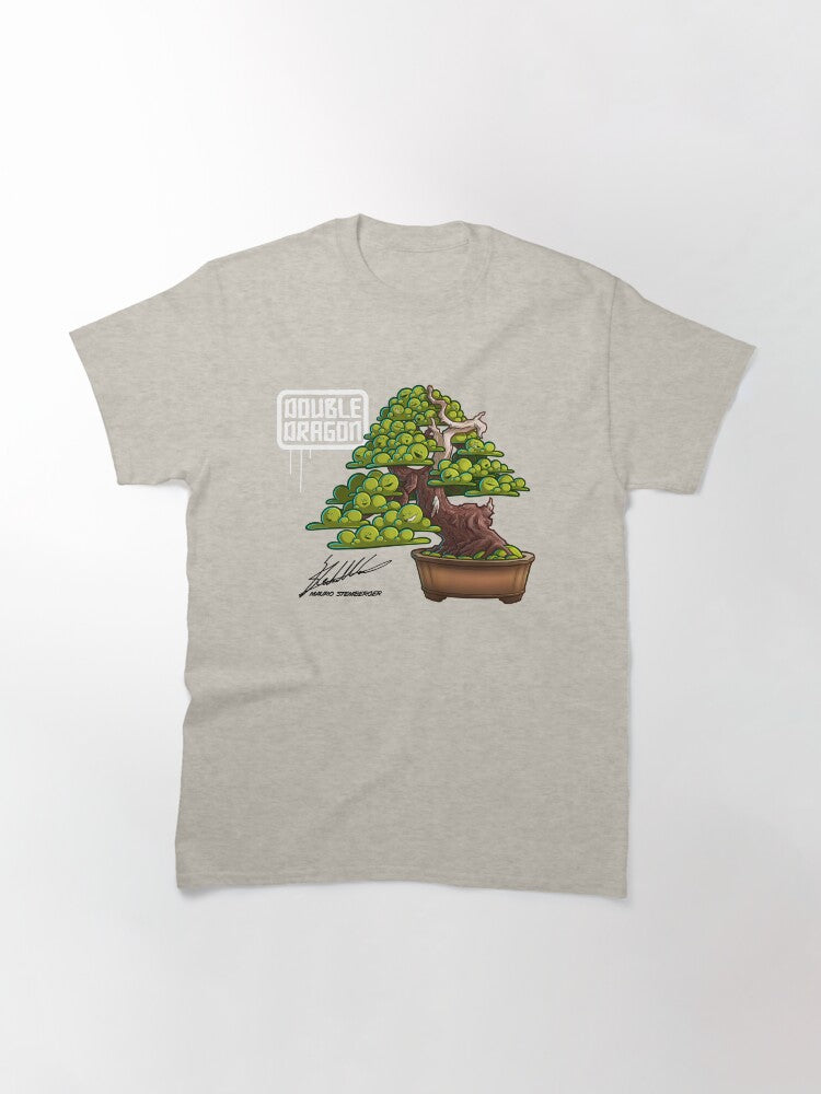 02 Dubble dragon bonsai face on white Classic T-Shirt