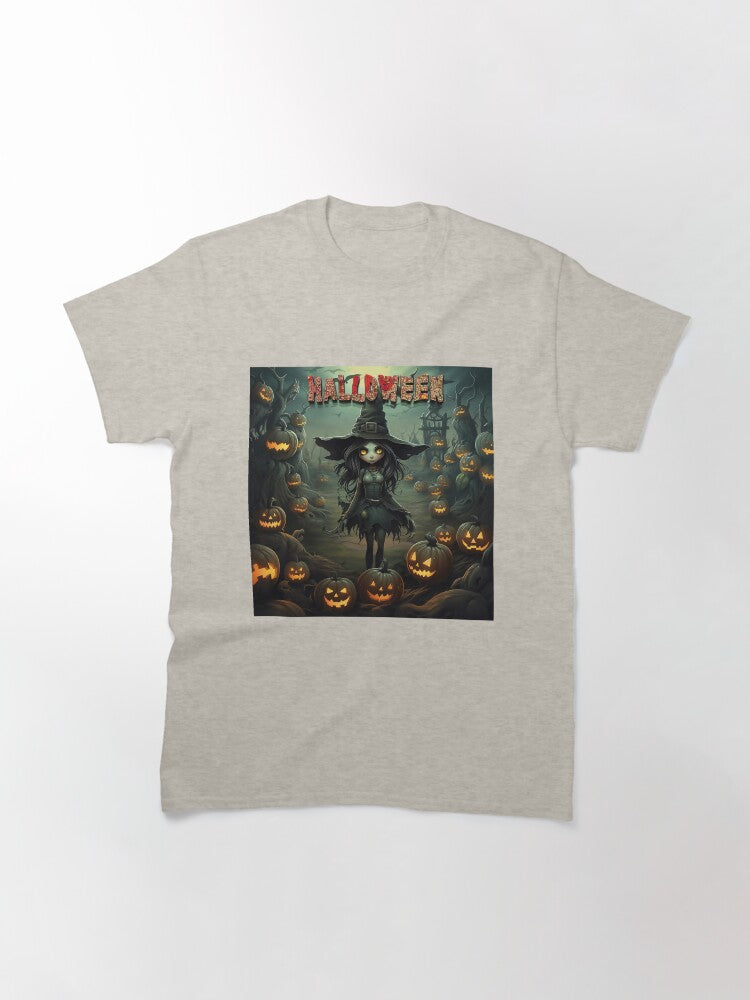 A scary Halloween Pumpkin Classic T-Shirt Style003