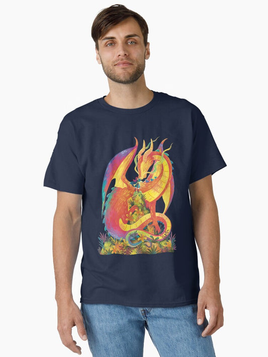 A girl and her dragon Classic T-Shirt