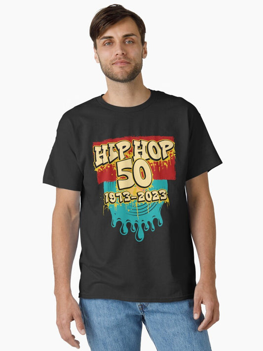50 Years Of Hip Hop 50th Anniversary Celebration Vinyl Classic T-Shirt