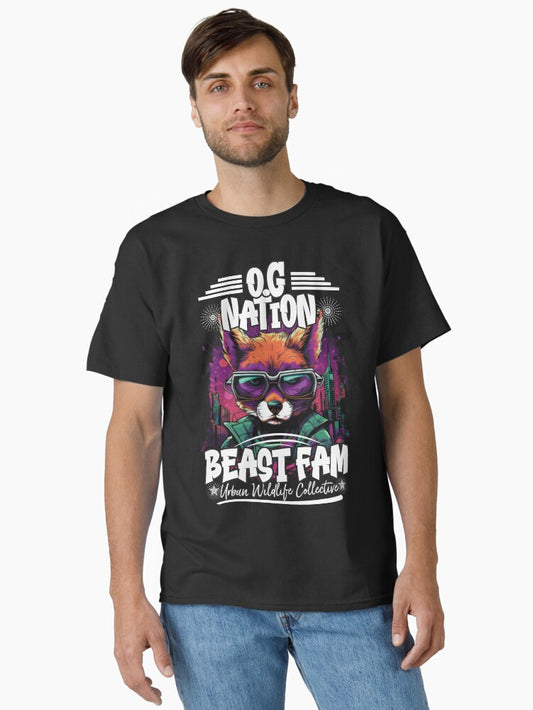 OG Nation, Beast Fam | Anime Streetwear | Hip Hop Fashion, Urban OG Nation, Beast Fam | Anime Streetwear | Hip Hop Fashion, Urban clothing Classic T-Shirt Style002