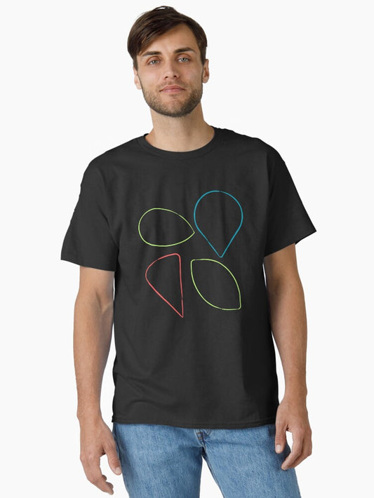 Abstract Geometric Patterns with a Trippy Classic T-Shirt