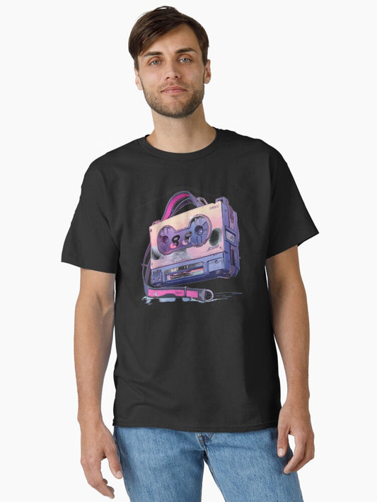 80S STYLE CASSETTE PLAYER Classic T-Shirt