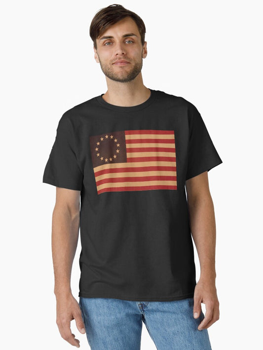 13 Colony Fade Flag Classic T-Shirt