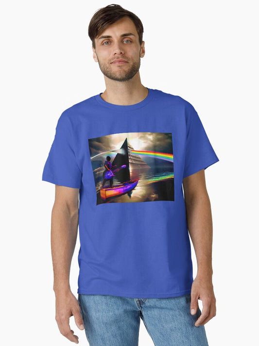50th Anniversary Pink Floyd Album DARK SIDE OF THE MOON Dodern Modern Design Classic T-Shirt Style004