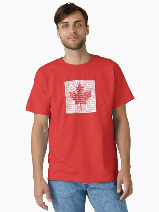 O Canada! French and English Flag. Classic T-Shirt