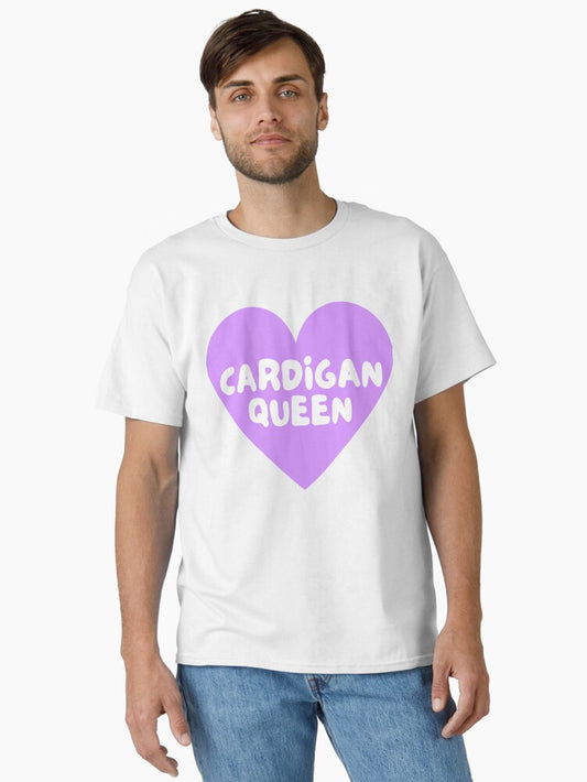 "cardigan queen" pastel purple heart Classic T-Shirt