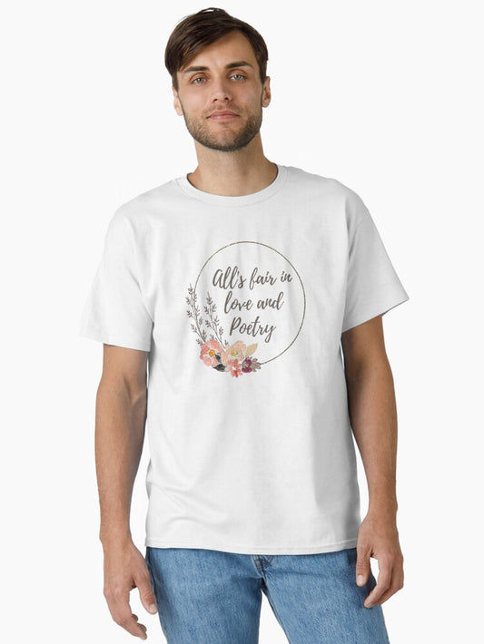 "All's fair in love and poetry" - Taylor Swift TTPD Lyrics Classic T-Shirt