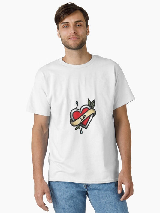1D in Heart - I Love One Direction Classic T-Shirt