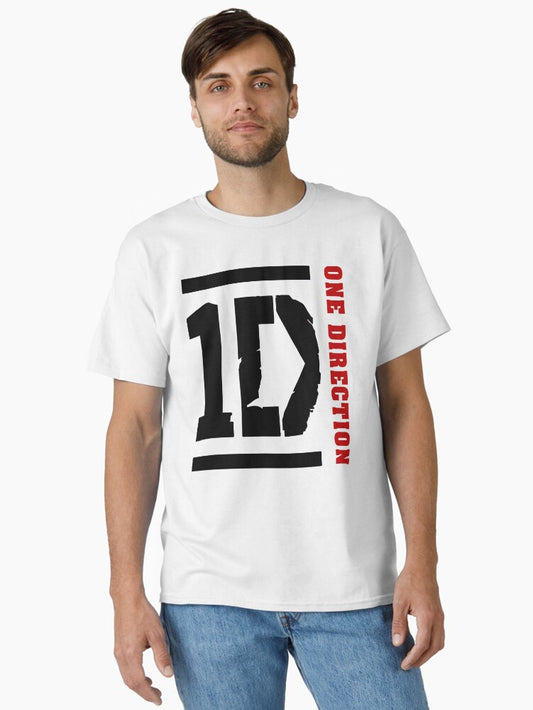 1d one direction logo, direction one Classic T-Shirt
