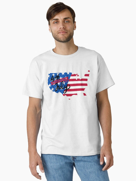 4th independence day july america Classic T-Shirt