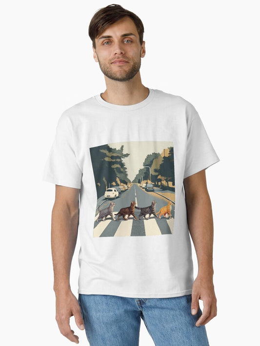 Abbey Road cat Classic T-Shirt