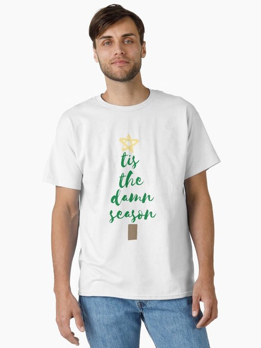'Tis the Damn Season Christmas Tree Classic T-Shirt