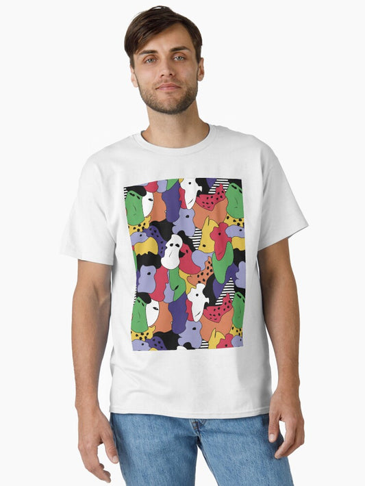 90s Fashion Will Smith Afro Punk Inspired Pattern Vintage Rap Classic T-Shirt