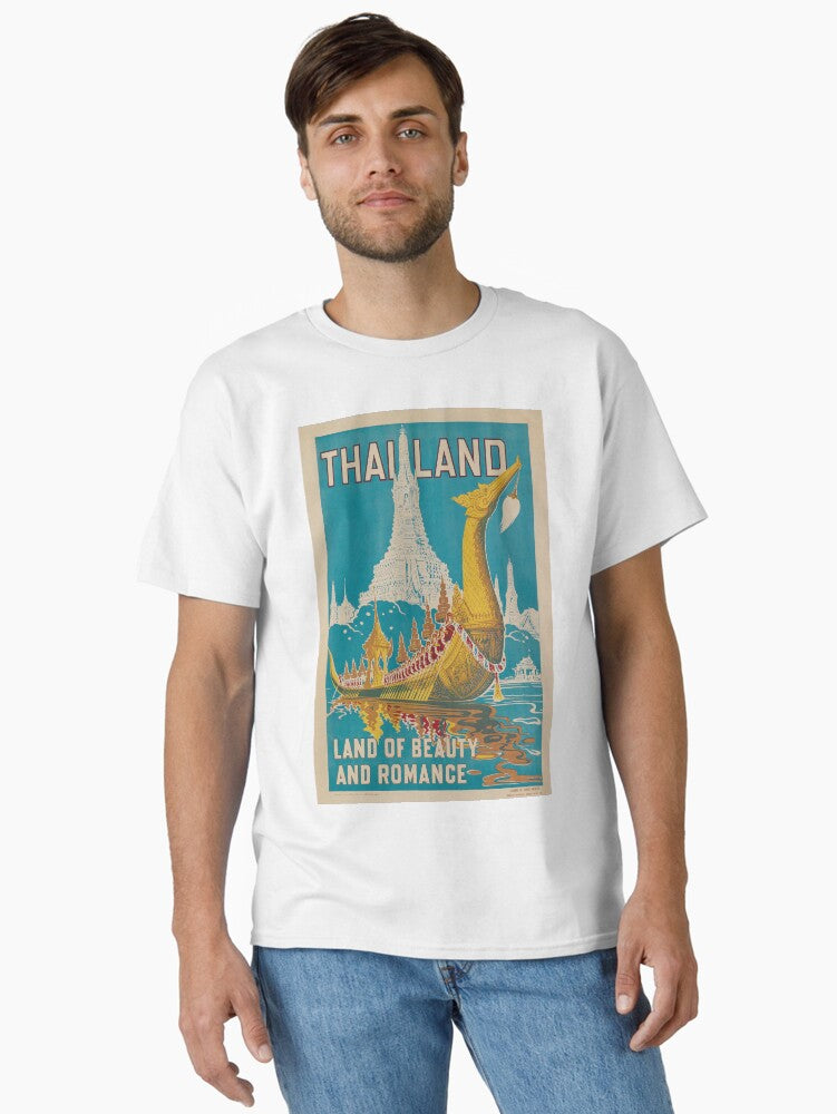 Thailand vintage travel poster Classic T-Shirt