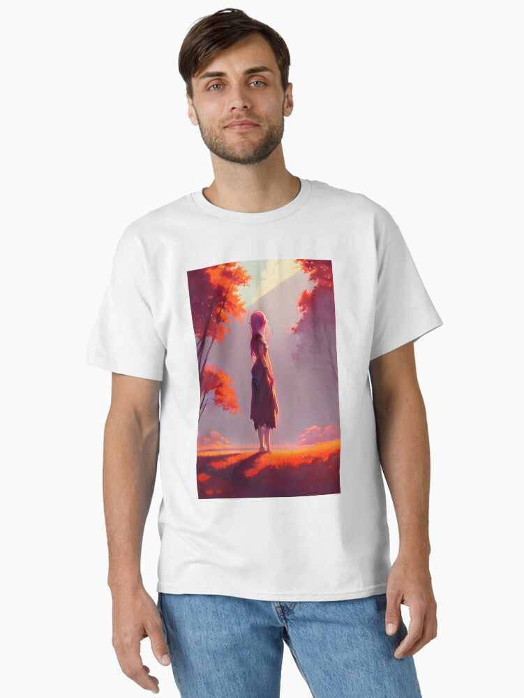A Girl in Anime World Classic T-Shirt