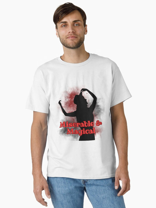 22 Lyrics - Miserable & Magical (Red/Black) Classic T-Shirt