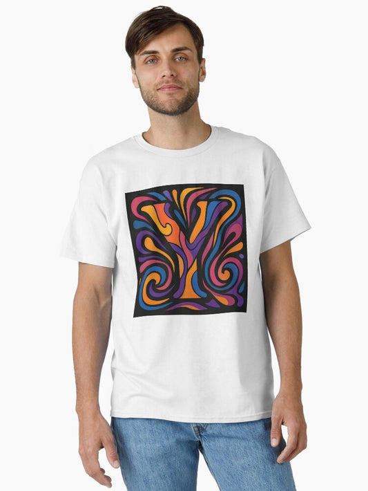 A Psychedelic Letter Y Classic T-Shirt