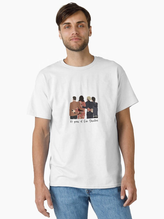 10 Years of One Direction Quote Classic T-Shirt