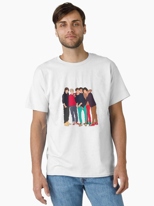 1D Group Pic Classic T-Shirt