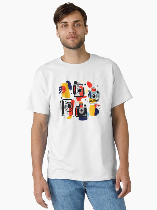 Abstract cameras Classic T-Shirt