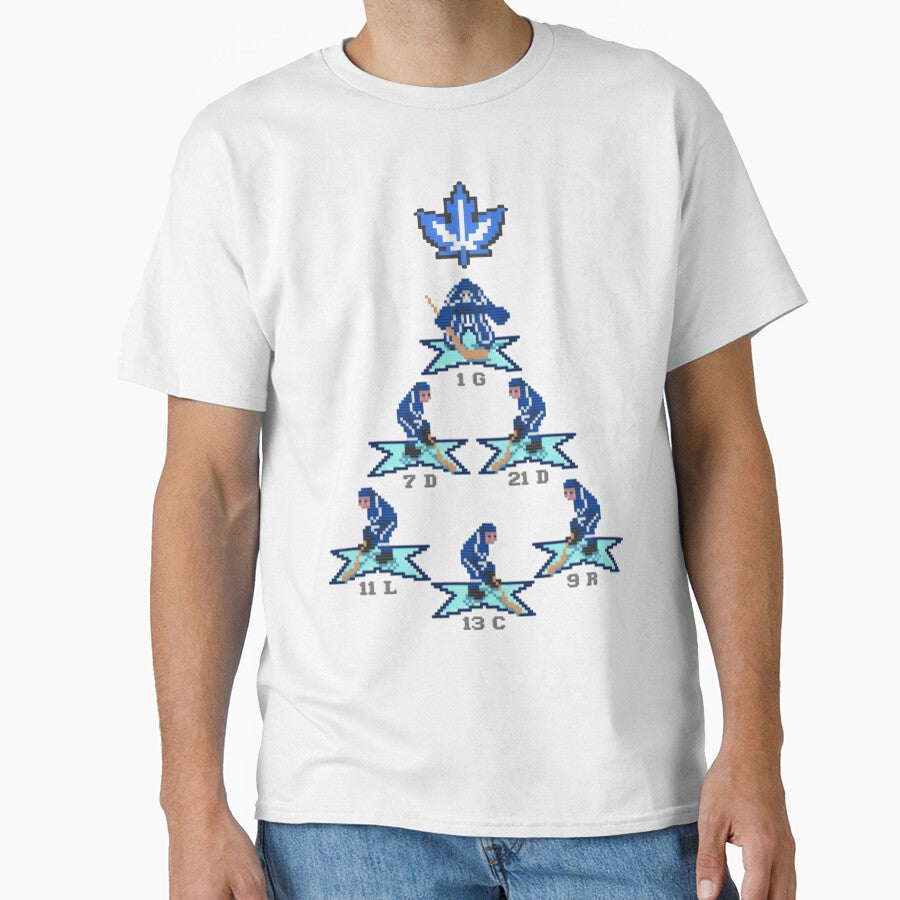 8bit hockey Leafs legends Classic T-Shirt