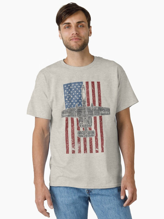 A-10 Thunderbolt II "Warthog" Vintage Flag Classic T-Shirt