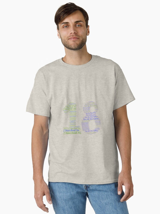 18 Lyrics - One Direction Classic T-Shirt