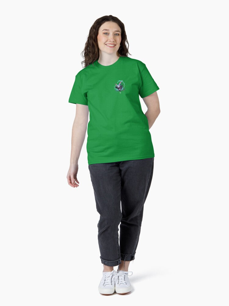 "Stylish and Cool Art Dragon"│green Classic T-Shirt