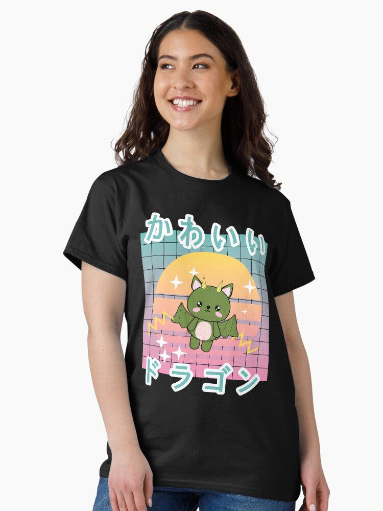 90S Japanese Kawaii Dragon Classic T-Shirt