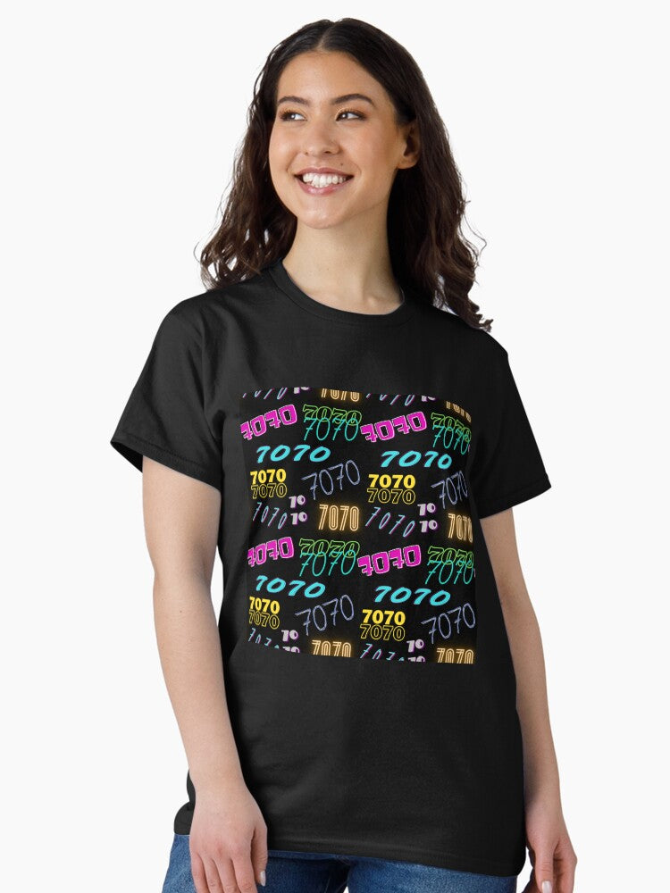 7070 Print Classic T-Shirt