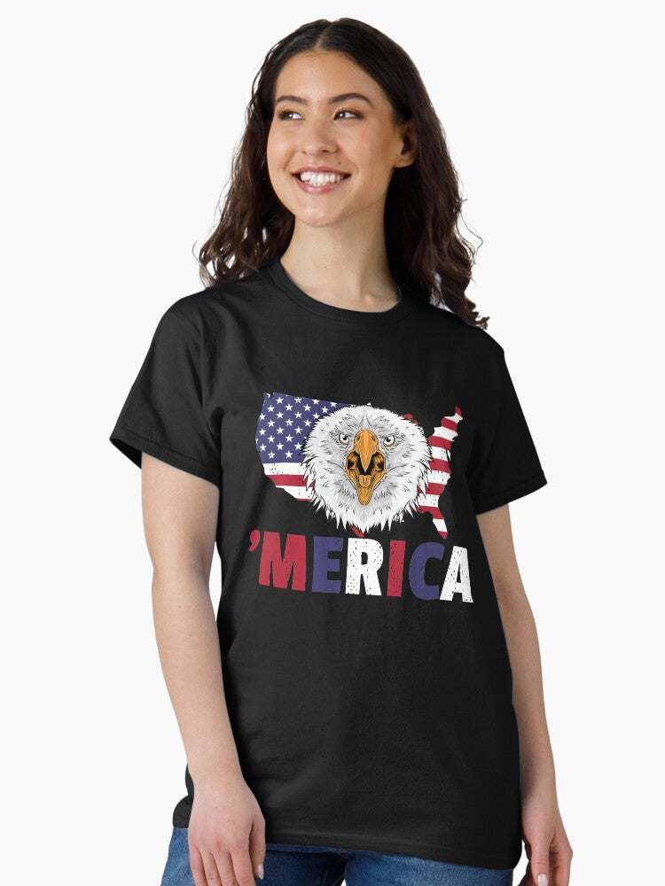 4th of July Independence Day American Bald Eagle Classic T-Shirt