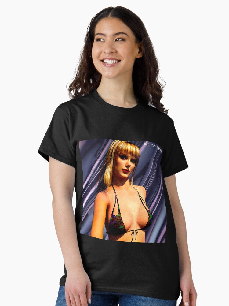 A Painting of Taylor Swift Illustrating Her Song "How Did It End?" Classic T-Shirt