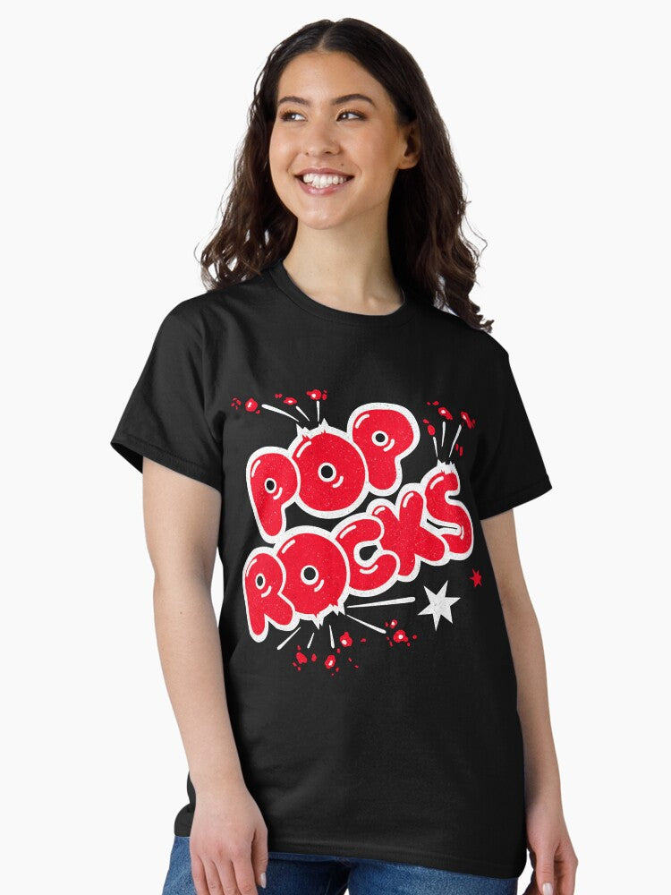 70s Pop Rocks Retro Candy Phenomenon Logo with A Little Distressing Classic T-Shirt