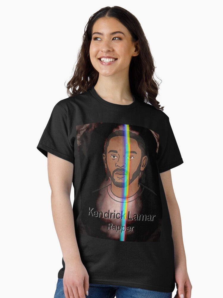 A Portrait of Kendrick Lamar by FFFFt Classic T-Shirt