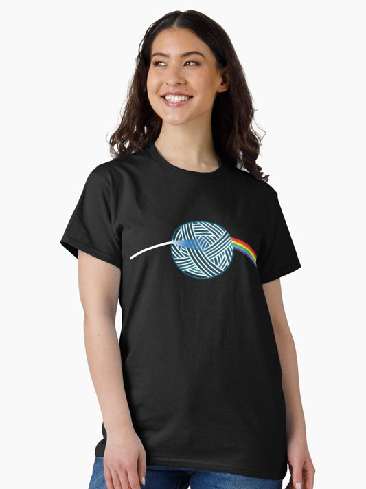 Dark Side of the Yarn Classic T-Shirt Style001