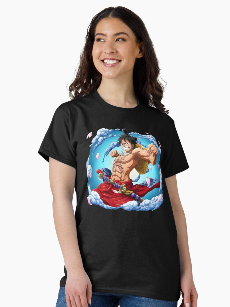 "Luffy’s Determined Strike - The Spirit of Wano" Classic T-Shirt