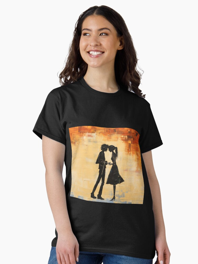 A boy and a girl who love music. Classic T-Shirt