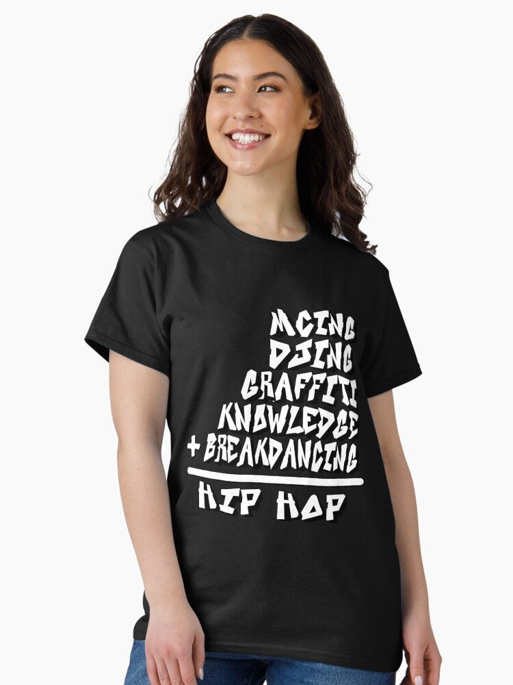 5 Elements of Hip Hop (Large) Classic T-Shirt