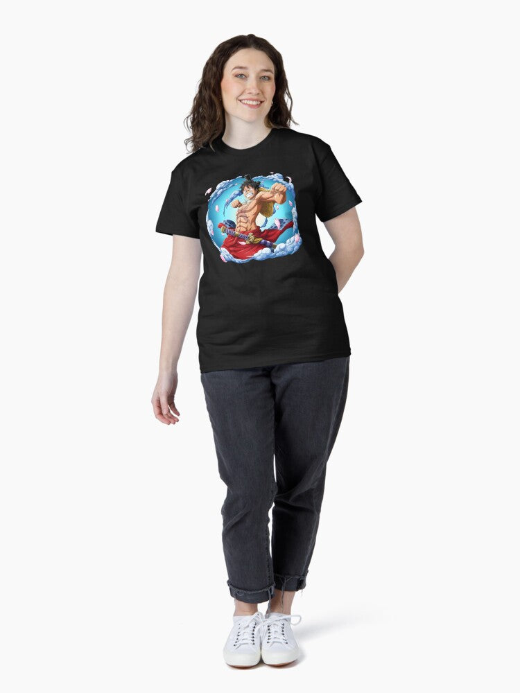 "Luffy’s Determined Strike - The Spirit of Wano" Classic T-Shirt