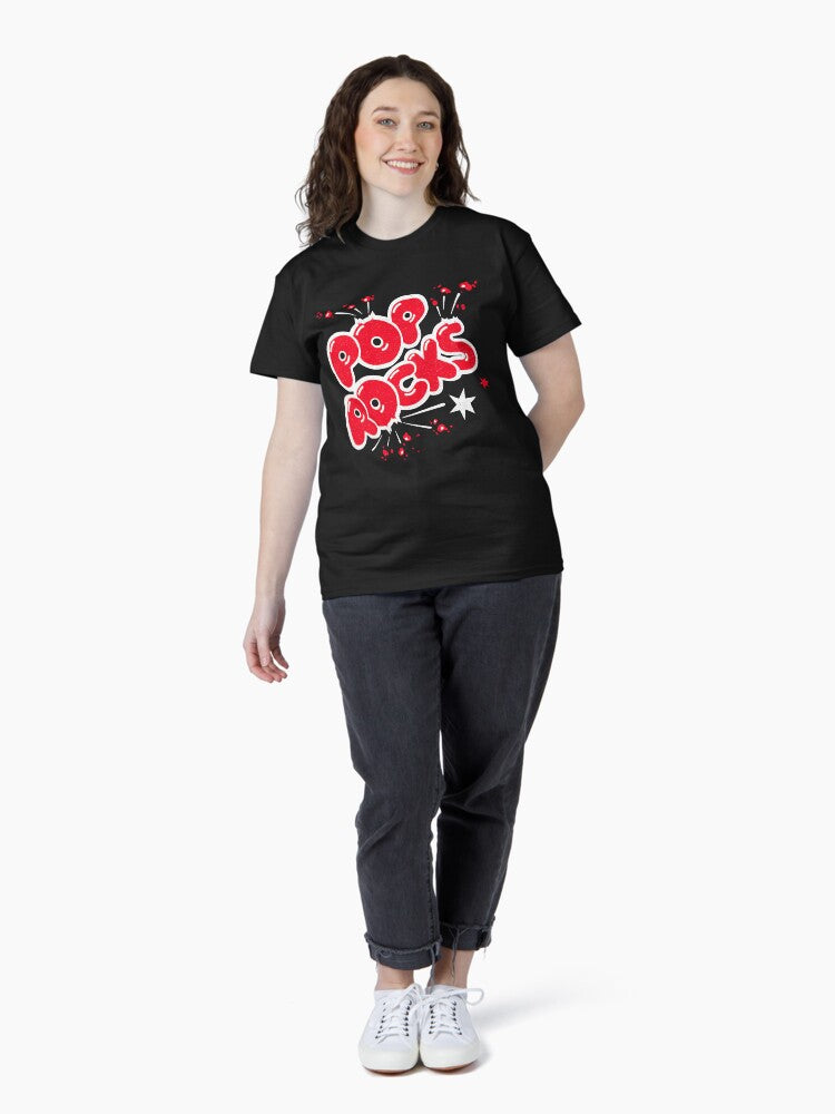 70s Pop Rocks Retro Candy Phenomenon Logo with A Little Distressing Classic T-Shirt
