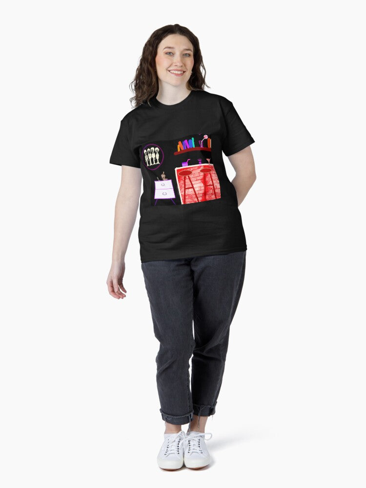 70s living room illustration Classic T-Shirt