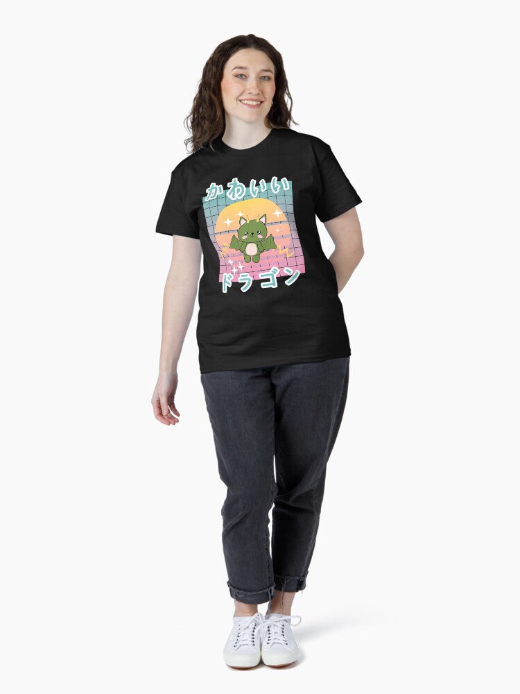 90S Japanese Kawaii Dragon Classic T-Shirt