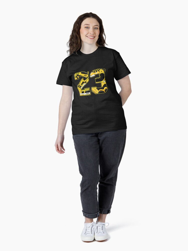 1 High OG Pollen Sneaker Match Tees Number 23 Drip Halloween Classic T-Shirt