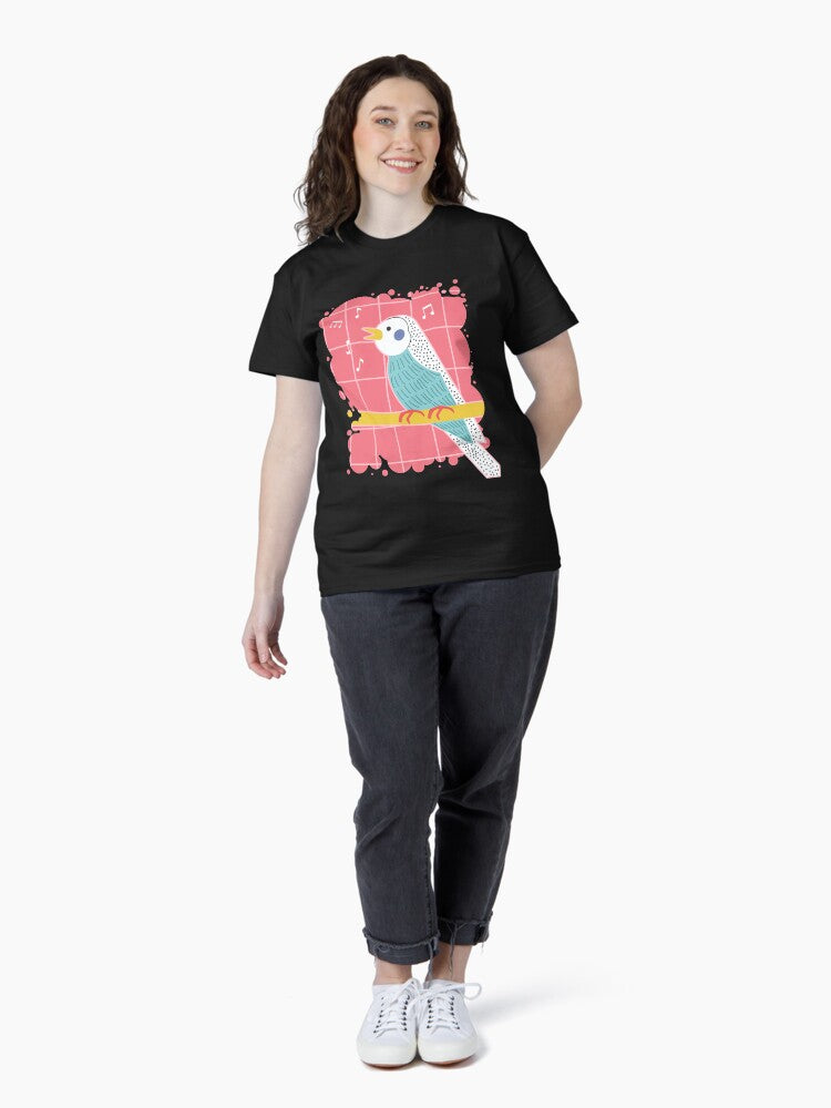A Bird Song Music Illustration Classic T-Shirt
