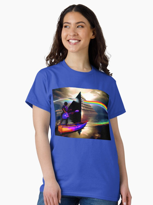 50th Anniversary Pink Floyd Album DARK SIDE OF THE MOON Dodern Modern Design Classic T-Shirt Style001