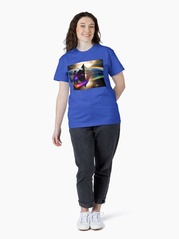 50th Anniversary Pink Floyd Album DARK SIDE OF THE MOON Dodern Modern Design Classic T-Shirt Style001