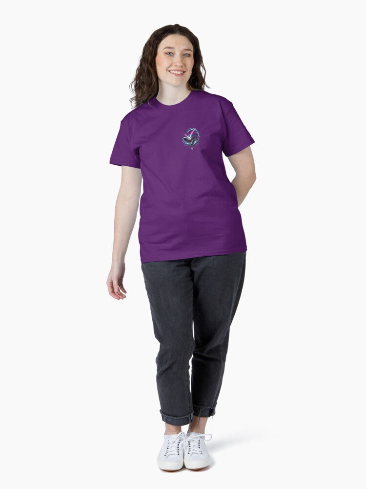"Stylish and Cool Art Dragon"│purple Classic T-Shirt