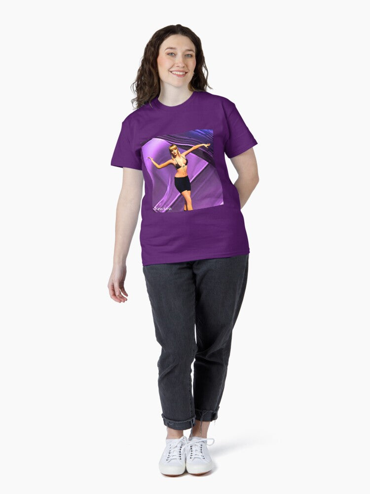 A Painting of Taylor Swift Illustrating Her Song "I Can Do It With A Broken Heart" Classic T-Shirt